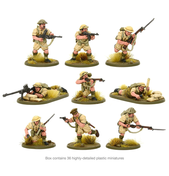 Bolt Action: British 8th Army - Starter Army (Eng)