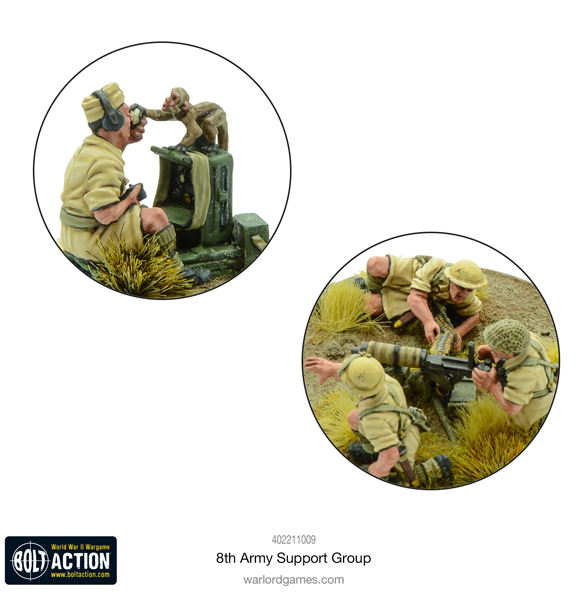 Bolt Action: British 8th Army - Support Group (Eng)