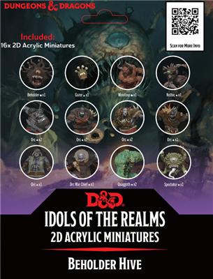 Dungeons & Dragons: 5th Ed. - Idols of the Realms: Beholder Hive - 2D Set