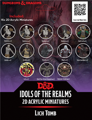 Dungeons & Dragons: 5th Ed. - Idols of the Realms: Lich Tomb - 2D Set