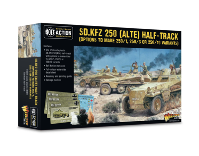 Bolt Action: SD Kfz 250 (Alte) Half-track (Eng) (Version 2)