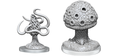 Dungeons & Dragons - Nolzur's Marvelous Miniatures - Shrieker & Violet Fungus