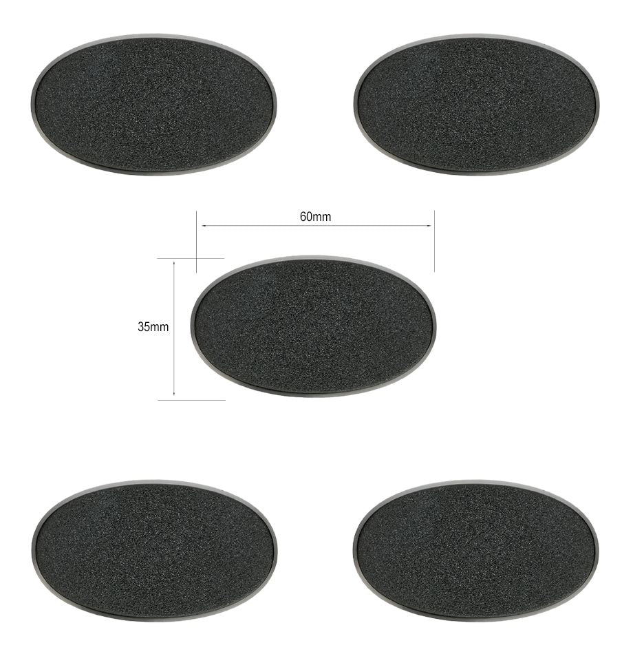 Citadel 60x35mm Oval Bases x3