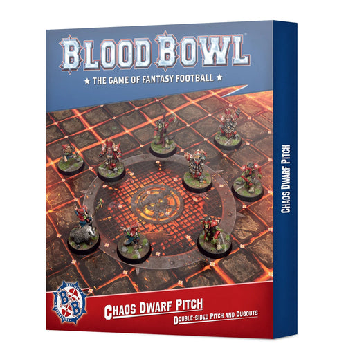 *Forudbestilling* Blood Bowl: Chaos Dwarf Pitch & Dugouts