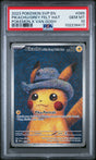 Pikachu With Grey Felt Hat [Pokemon X Van Gogh] #085 PSA 10 [Black Star Promo 2023]
