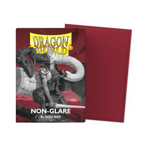 Dragon Shield: Matte Non-Glare Sleeves (100) - Blood Red