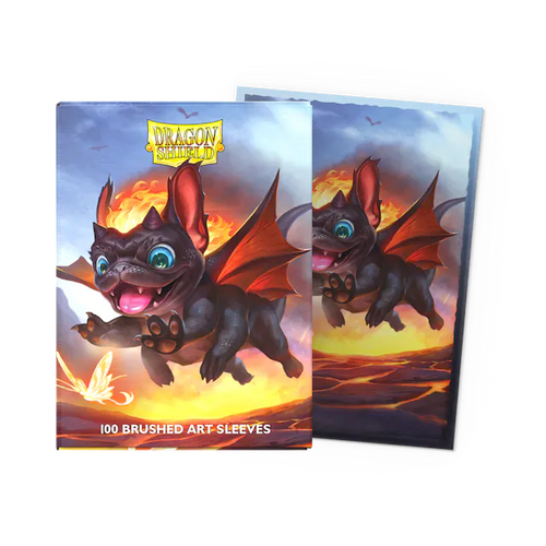 Dragon Shield Brushed Art Sleeves (100) - The Wufdragon