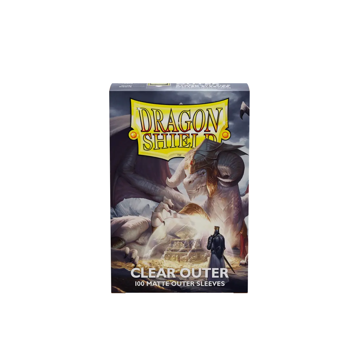 Dragon Shield - Standard Size Outer Sleeves - Matte Clear (100 Sleeves)
