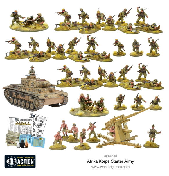 Bolt Action: Afrika Korps - Starter Army (Eng)