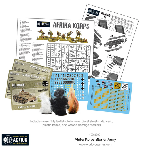 Bolt Action: Afrika Korps - Starter Army (Eng)