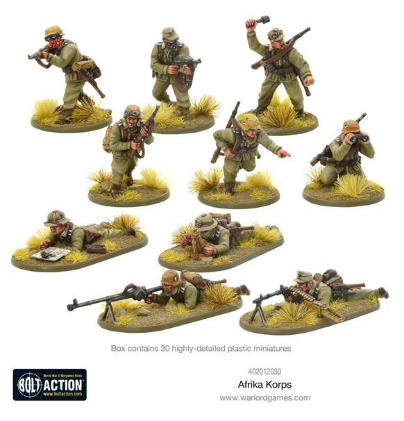 Bolt Action: Afrika Korps Infantry (Eng)