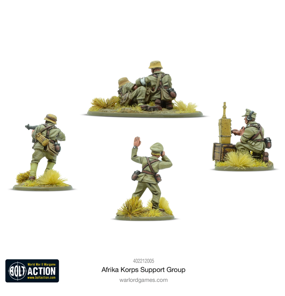 Bolt Action: Afrika Korps - Support Group (Eng)