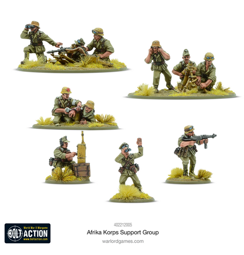 Bolt Action: Afrika Korps - Support Group (Eng)