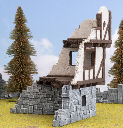 Battlefield in a box: Wartorn Village - Medium Ruin