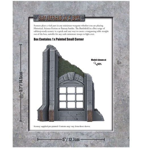 Battlefield in a box: Gothic Industrial Ruins - Small Corner