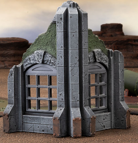 Battlefield in a box: Gothic Industrial Ruins - Small Corner