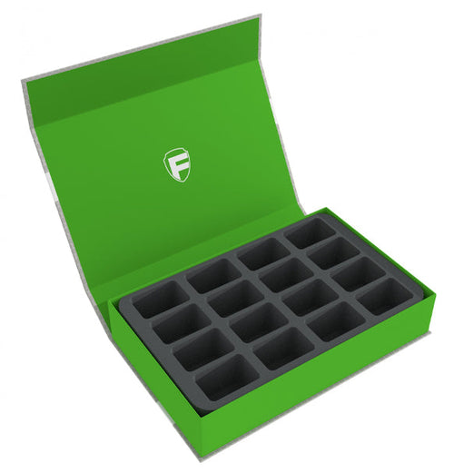 Feldherr Magnetic Box - For Blood Bowl Miniatures - Green (2016 Edition)