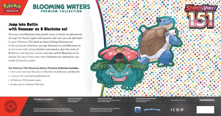 Pokemon Scarlet & Violet 3.5 151 - Blooming Waters - Premium Collection