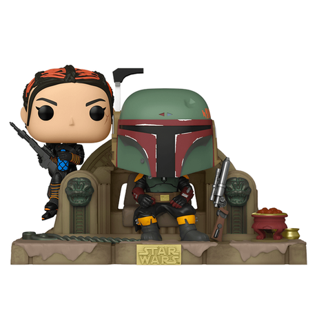 Funko POP! Moments - Star Wars - Boba Fett and Fennec on Throne #486