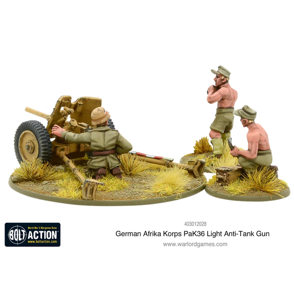 Bolt Action: Afrika Korps - PaK 36 Light Anti Tank Gun (Eng)