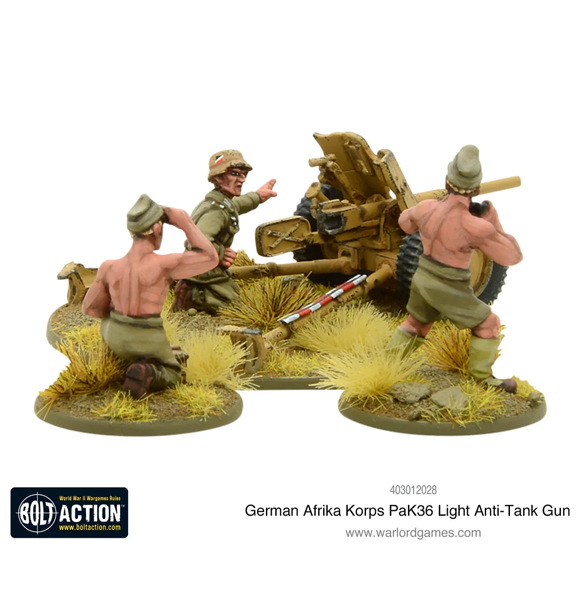 Bolt Action: Afrika Korps - PaK 36 Light Anti Tank Gun (Eng)