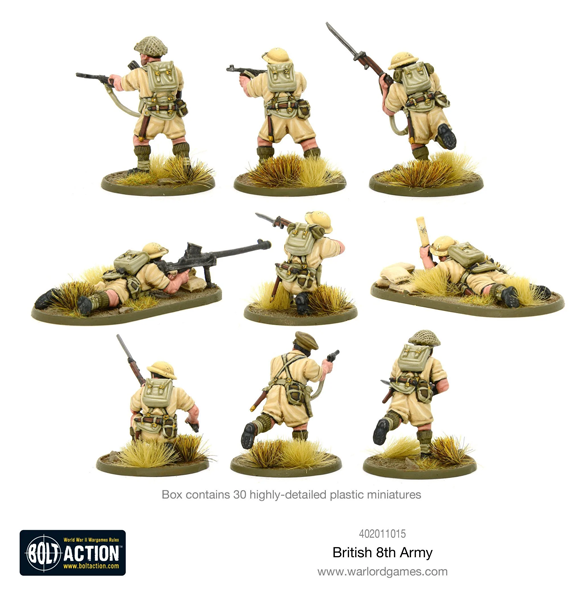 Bolt Action: British 8th Army Infantry (Eng)