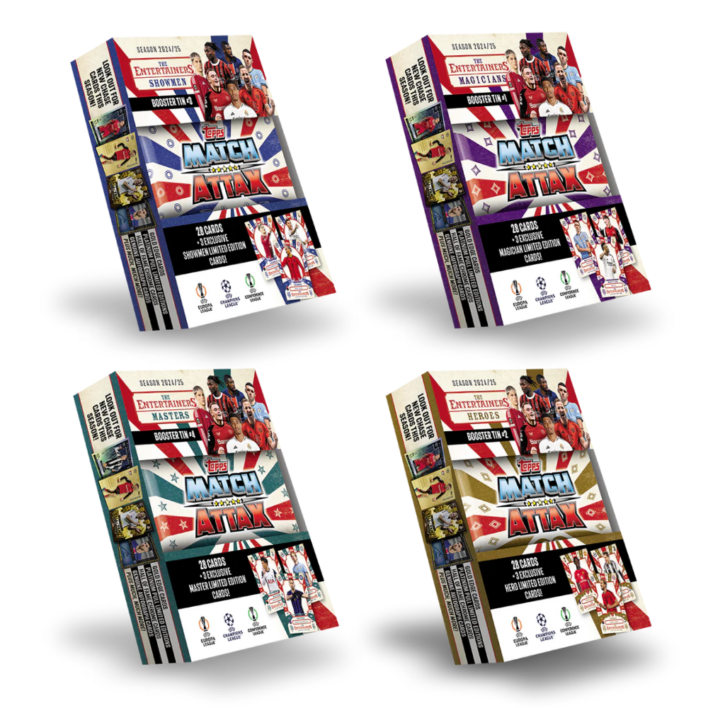 Topps Match Attax 2024/25 - Booster Tin Bundle (x4)