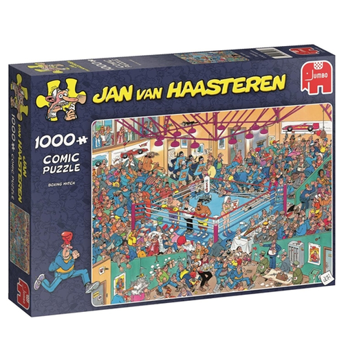 Jan Van Haasteren: Boxing Match 1000 (Puslespil)