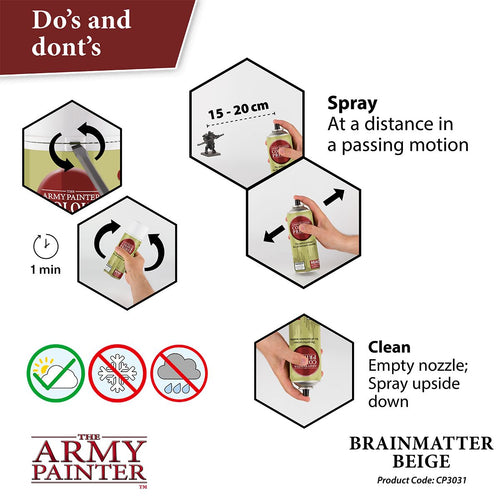 Army Painter Brainmatter Beige Primer Spray