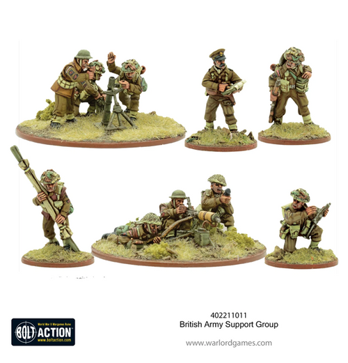 Bolt Action: British Army - Support Group (Eng)