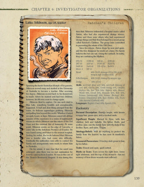 Call of Cthulhu RPG: Investigator Handbook (Eng)