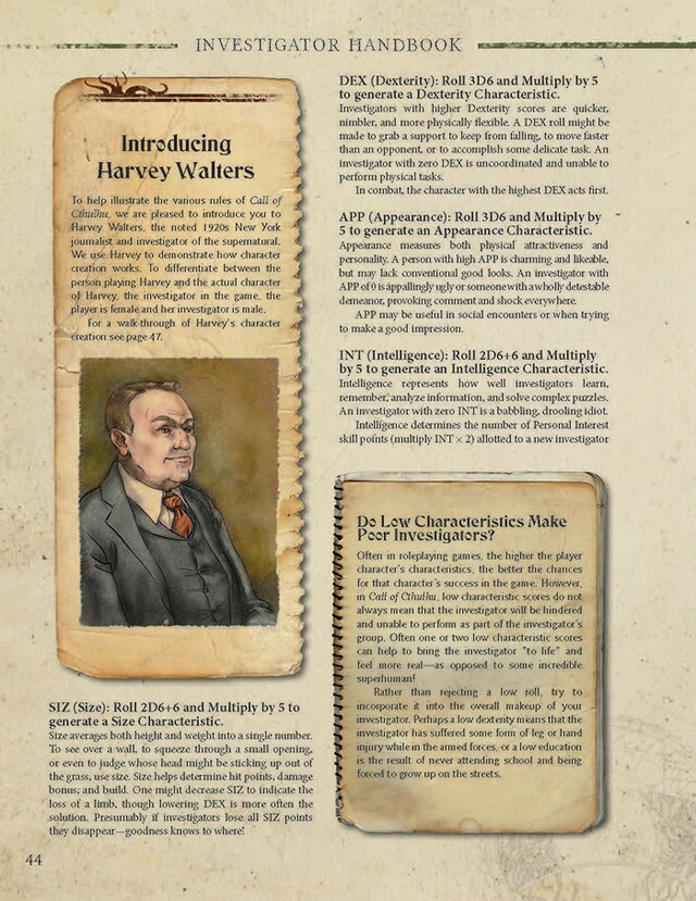 Call of Cthulhu RPG: Investigator Handbook (Eng)