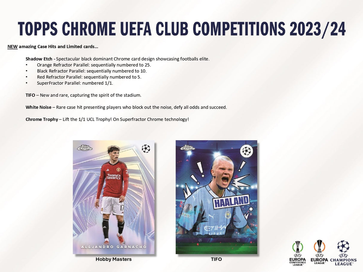 Topps Chrome UEFA Club Competitions 2023/24 - Jumbo Box