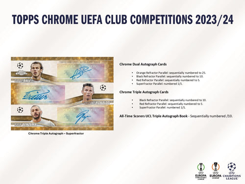 Topps Chrome UEFA Club Competitions 2023/24 - Jumbo Box