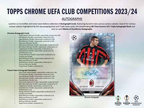 Topps Chrome UEFA Club Competitions 2023/24 - Hobby Box