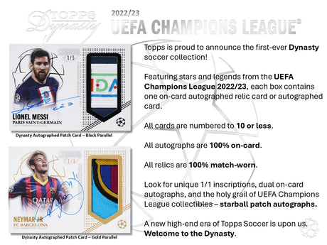 Topps Dynasty UEFA Champions League 2022/23 - Hobby Box