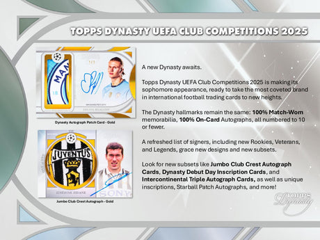 Topps Dynasty UEFA Champions League 2024/25 - Hobby Box
