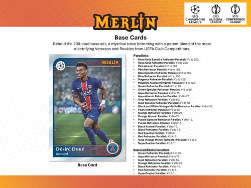 Topps Merlin Chrome UEFA 2024/25 - Hobby Box