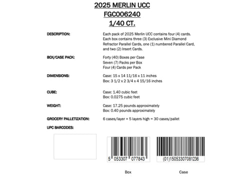 Topps Merlin Chrome UEFA 2024/25 - Value Box