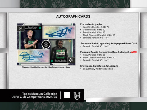 Topps Museum Collection UEFA Club Competitions 2024/25 - Hobby box