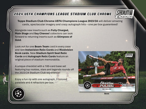 Topps Stadium Club Chrome UEFA 2023/24 - Hobby Box