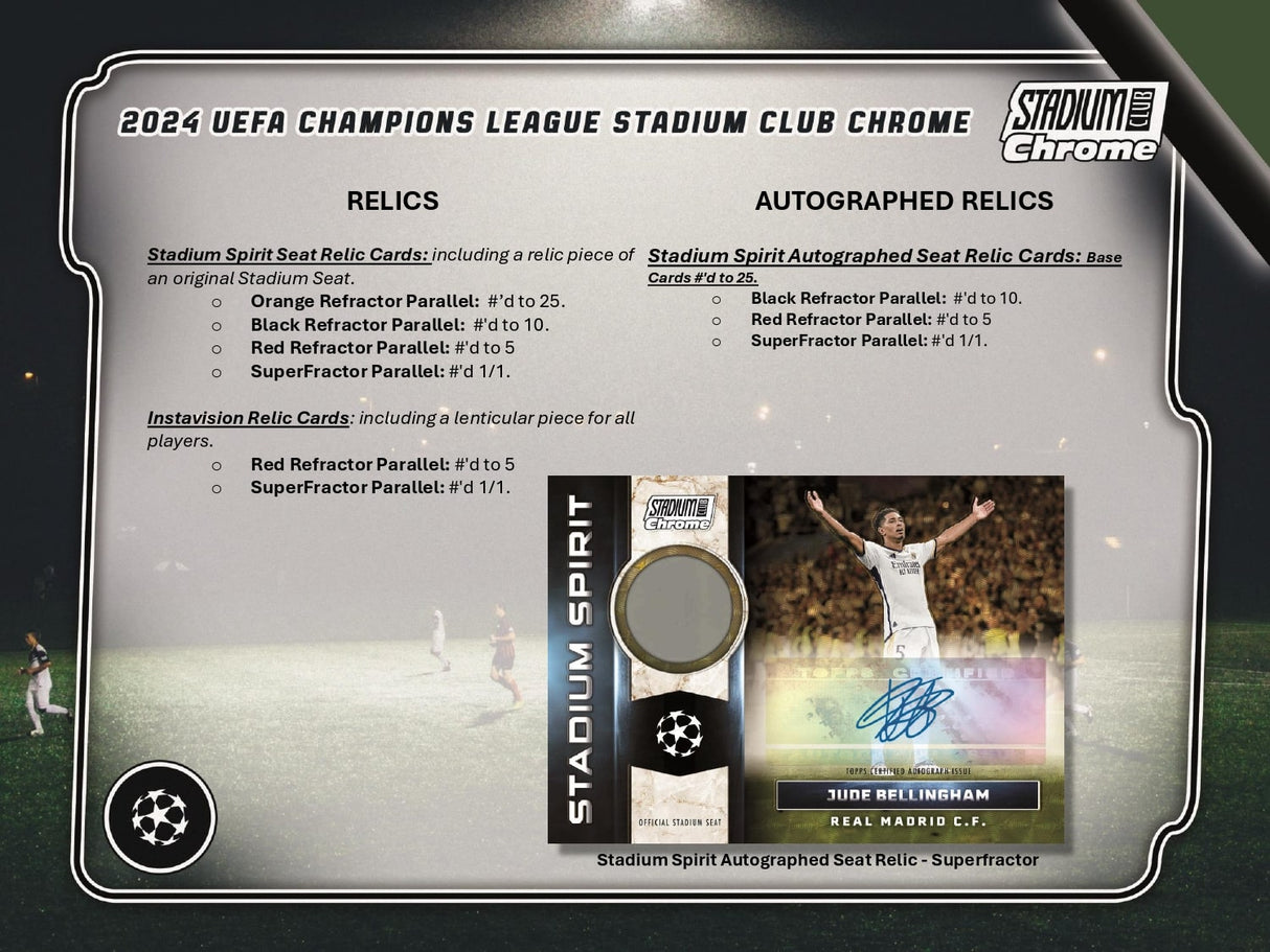 Topps Stadium Club Chrome UEFA 2023/24 - Hobby Box