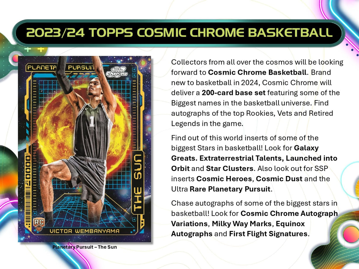 Topps Cosmic Chrome Basketball 2023/24 - Hobby Box