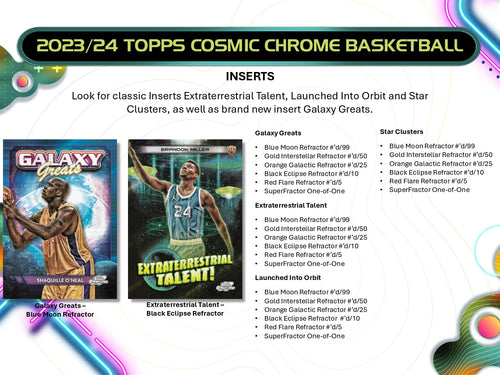 Topps Cosmic Chrome Basketball 2023/24 - Hobby Box