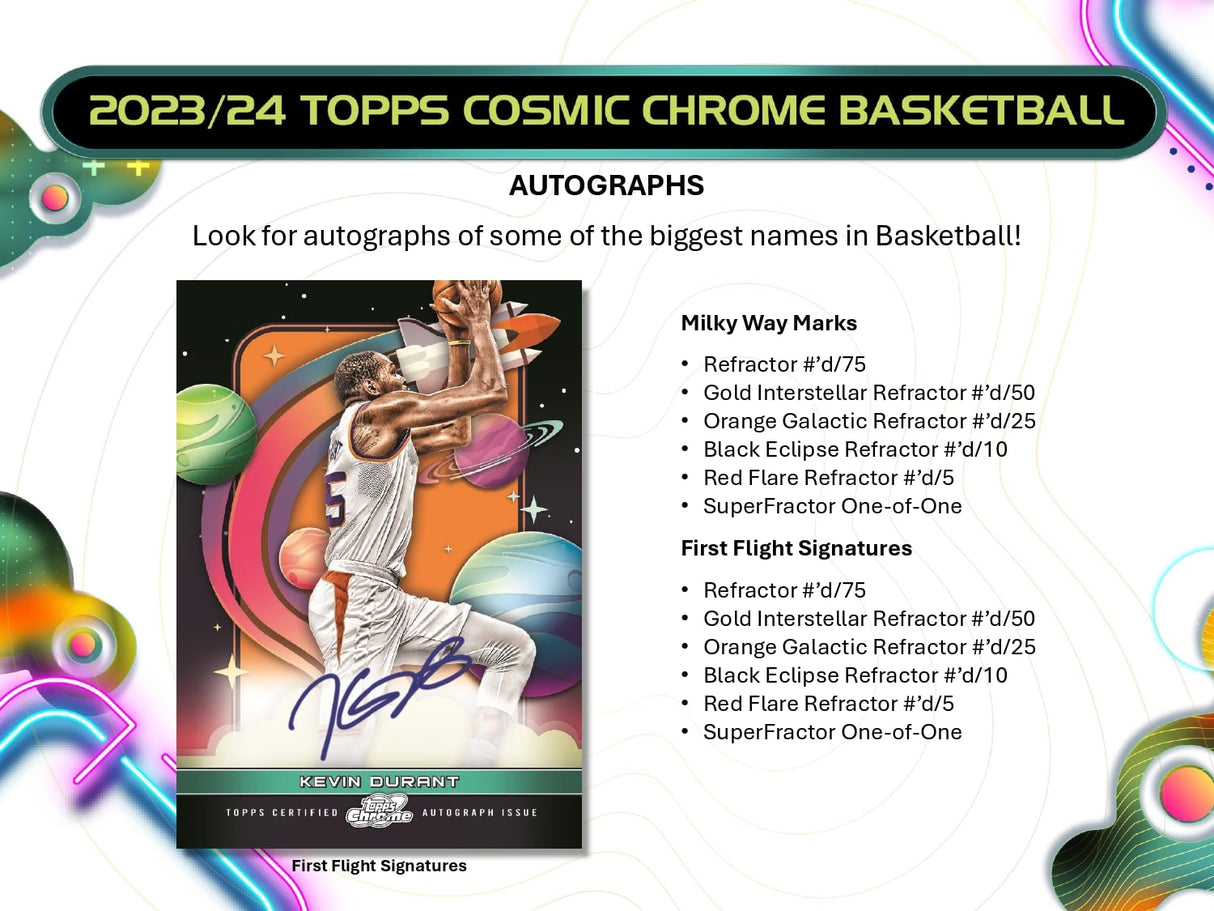 Topps Cosmic Chrome Basketball 2023/24 - Hobby Box