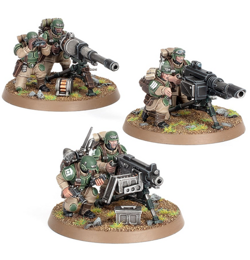 Warhammer 40k: Astra Militarum - Cadian Heavy Weapons Squad