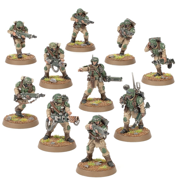 Warhammer 40k: Astra Militarum - Cadian Shock Troops