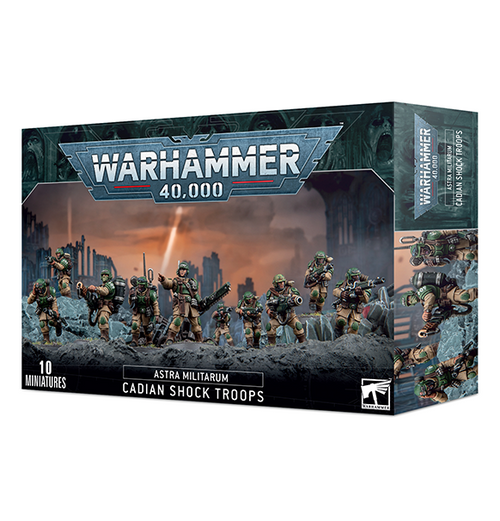 Warhammer 40k: Astra Militarum - Cadian Shock Troops