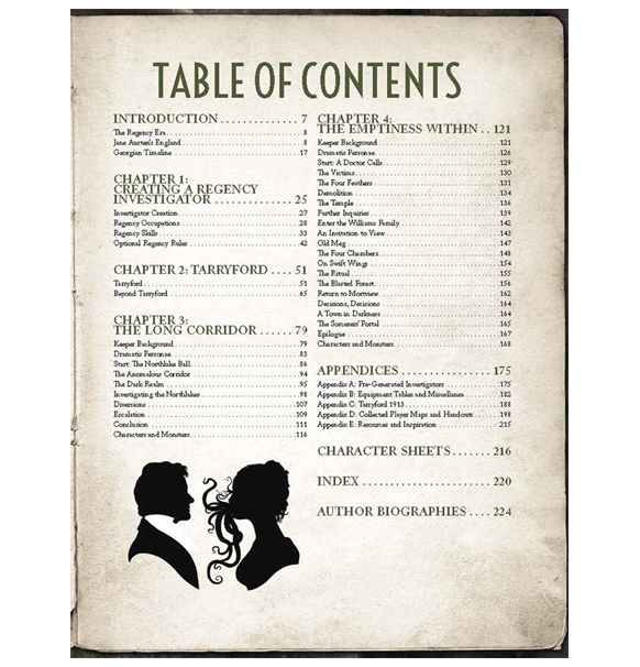 Call of Cthulhu RPG: Dark Designs in Jane Austen's England (Eng)