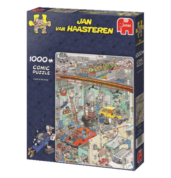 Jan Van Haasteren: Cars in the Make 1000 (Puslespil)
